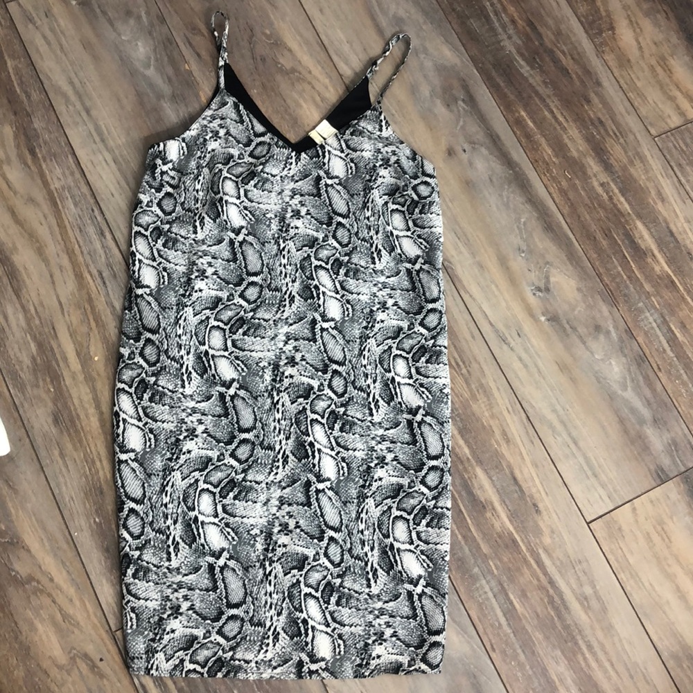 Snake Print Dress